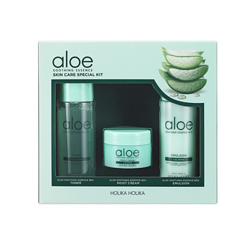 Holika Holika Aloe Soothing Essence Skincare Special Kit 50ml+50ml+20ml