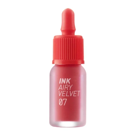 PERIPERA Ink Airy Velvet #07 Heart Grapefruit - Lekka pomadka-tint do ust 