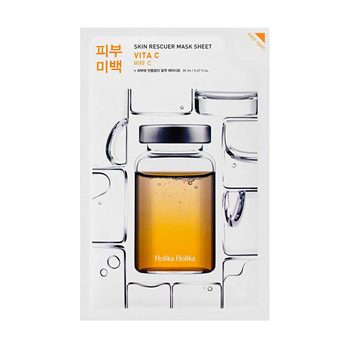 Holika Holika Skin Rescuer Mask Sheet - Vita C 20ml - wyrównująca koloryt maska w płachcie z witaminą C