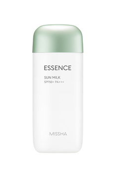 MISSHA All Around Safe Block Essence Sun Milk SPF50+ 70ml - lekka esencja przeciwsłoneczna z ekstraktami roślinnymi