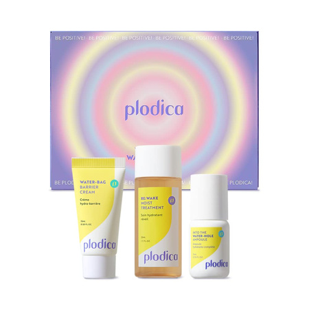 PLODICA Welcome To Water Village Kit 15ml + 15ml + 33ml  - Zestaw mini produktów do pielęgnacji twarzy