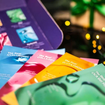 HOLIKA HOLIKA The Real Christmas BOX - zestaw prezentowy z viralowymi maseczkami hydrożelowymi