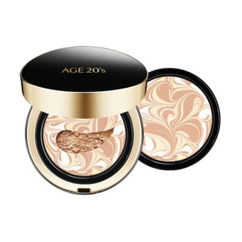 AGE20s Signature Essence Cover Pact Intense Cover plus Refill 13 Ivory - intensywnie kryjący cushion z esencją dla jednolitej i rozświetlonej skóry