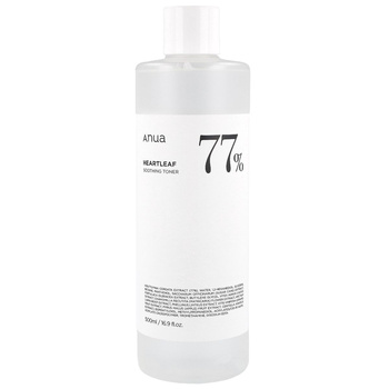 ANUA Heartleaf 77% Soothing Toner 500ml - Toner łagodząco-nawilżający