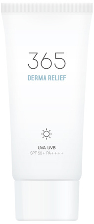 ROUND LAB 365 Derma Relief Sun Cream 50ml - Przeciwsłoneczny krem z filtrami fizycznymi