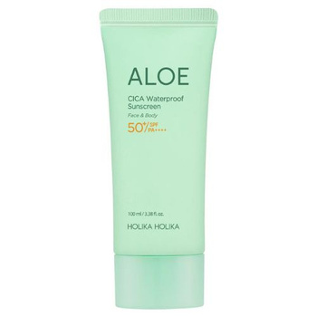 HOLIKA HOLIKA Aloe CICA Waterproof Sunscreen SPF 50+ PA++++ - wodoodporny krem przeciwsłoneczny o działaniu kojącym i nawilżającym