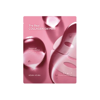 Holika Holika The Real Gel Mask Collagen 35g - hydrożelowa maska całonocna poprawiająca elastyczność