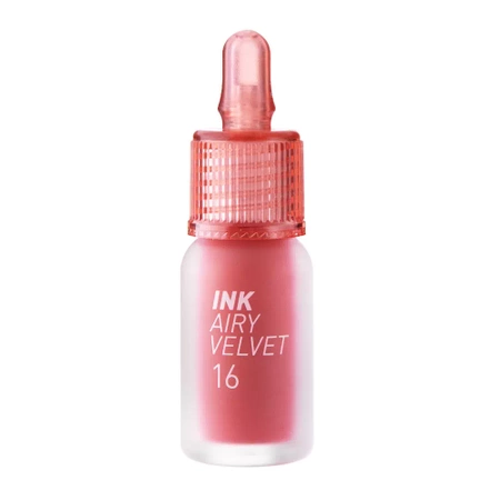 PERIPERA Ink Airy Velvet #16 Favorite Orange Pink - Lekka pomadka-tint do ust 