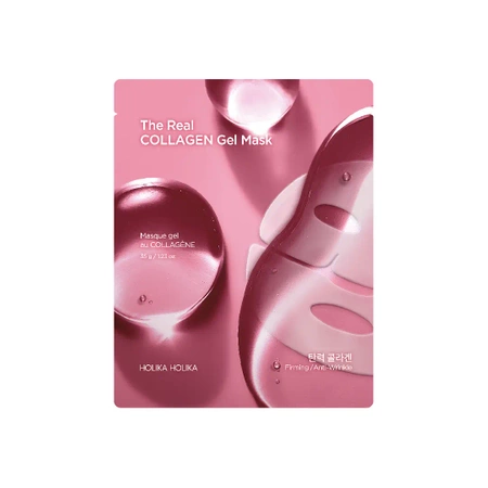 Holika Holika The Real Gel Mask Collagen 35g - hydrożelowa maska całonocna poprawiająca elastyczność 