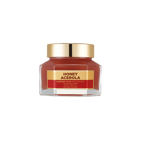 Holika Holika Honey Sleeping Pack Acerola 90 ml - Maseczka całonocna z ekstraktem z miodu i aceroli