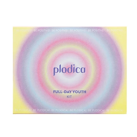 PLODICA Full Day Youth Kit 15ml + 15ml + 33ml - Zestaw miniaturek - tonik, ampułka i krem do twarzy