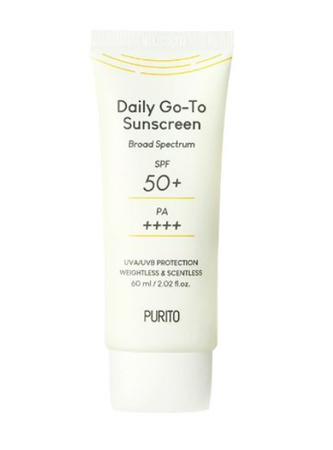 Purito Daily Go-To Sunscreen SPF50+/PA++++ 60ml - Lekki krem z SPF50