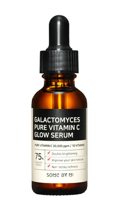 SOME BY MI Galactomyces Pure Vitamin C Glow Serum 30ml - Serum o działaniu rozjaśniającym i antyoksydacyjnym z witaminą C i filtratem z galaktomycetów 