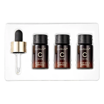 MEDICUBE  Deep Vita C Ampoule 3x10g - rozjaśniające ampułki z witaminą C