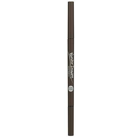 Holika Holika Wonder Drawing Skinny Eye Brow 02 Dark Brown - precyzyjna kredka do brwi 