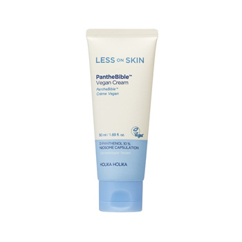 Holika Holika Less on Skin Panthebible Vegan Cream 50ml - Nawilżająco-regenerujący wegański krem do twarzy