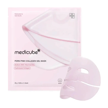 MEDICUBE PDRN Pink Collagen Gel Mask (1szt) - hydrożelowa maska w płachcie poprawiająca jędrność i elastyczność skóry
