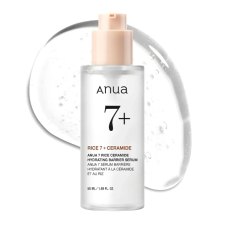 ANUA7 Rice Ceramide Hydrating Barrier Serum 50ml - ryżowe serum wzmacniające barierę hydrolipidową 