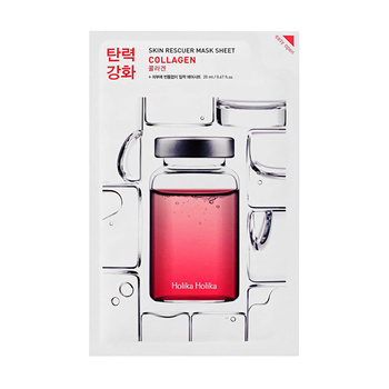 Holika Holika Skin Rescuer Mask Sheet - Collagen 20ml - kolagenowa przeciwstarzeniowa maska w płachcie