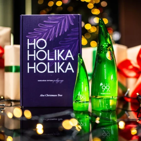 HOLIKA HOLIKA Aloe Christmas Tree - zestaw prezentowy z kultowym żelem aloesowym