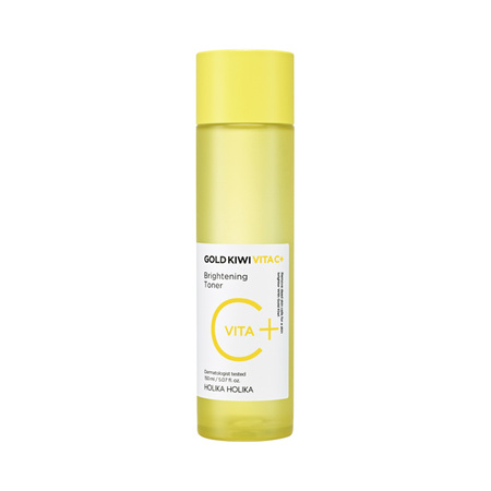 Holika Holika Gold Kiwi Vita C+ Brightening Toner  150ml - rozjaśniająco-nawilżający tonik z witaminą C 