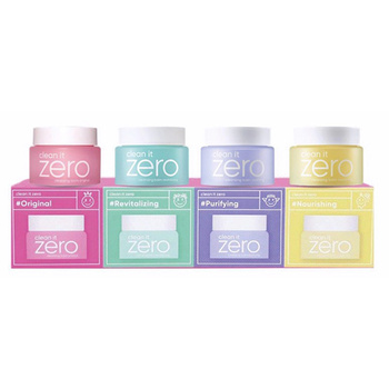 BANILA CO Clean it Zero Cleansing Balm Original Miniature Set (4 types) 4x7ml - zestaw mini balsamów do oczyszczania twarzy