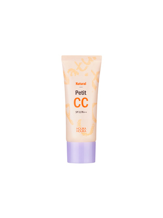 Holika Holika Natural Petit CC 30ml - Lekki tonujący krem CC w ciepłym odcieniu beżu