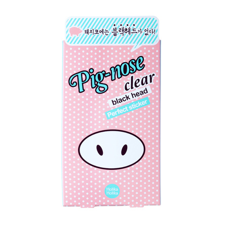 Holika Holika Pignose clear black head Perfect sticker 10 szt - zestaw plasterków oczyszczających nos z zaskórników