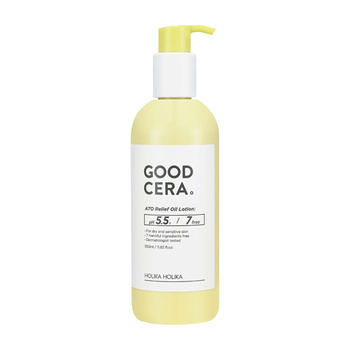 Holika Holika Good Cera Ato Relief Oil Lotion 373ml - Ceramidowy balsam do ciała zatrzymujący wilgoć w skórze