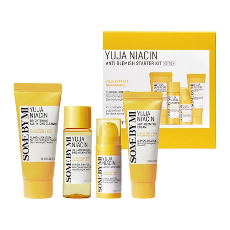 SOME BY MI Yuja Niacin Anti Blemish Starter Kit - Zestaw kosmetyków redukujących przebarwienia