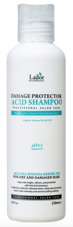 LADOR Damage Protector Acid Shampoo 150ml - Szampon ochronny do włosów zniszczonych