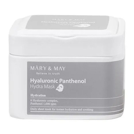 MARY&MAY Hyaluronic Panthenol Hydra Mask 30pc - zestaw nawilżających masek w płachcie