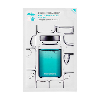 Holika Holika Skin Rescuer Mask Sheet - Hyaluronic Acid 20ml - nawadniająca maska w płachcie z kwasem hialuronowym